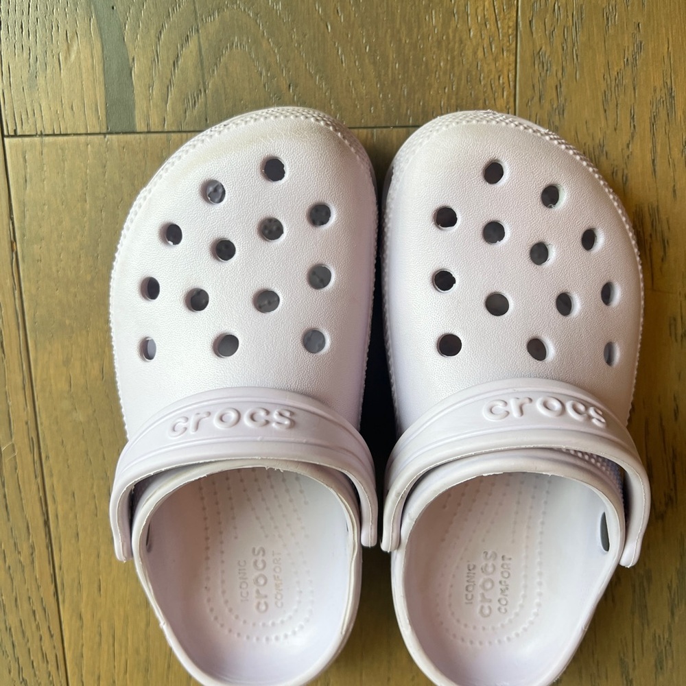 Purple crocs kids size 12